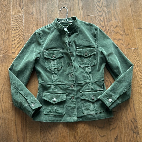 Forest Green Corduroy Jacket - Sze  S- Excellent Condition - Picture 1 of 6